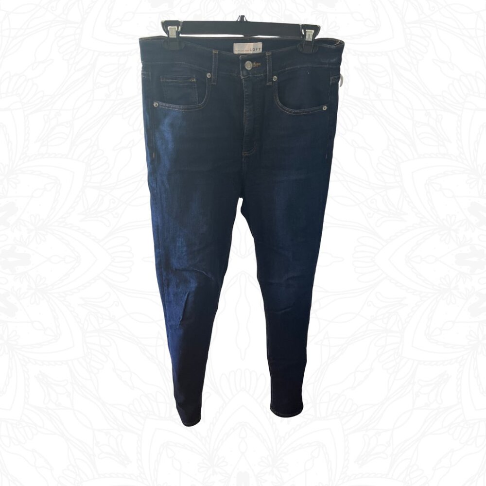 Loft Dark Wash Skinny Jeans